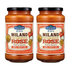 폰타나 밀라노 크림치즈 로제 파스타소스, 600g, 1