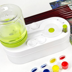 미술 물통 고급형 파레트 물 받침대 브러쉬 린서 세척기 미술용