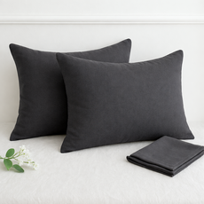 나가다 1+1 베개커버, ONLY 차콜, 2개