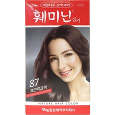 훼미닌 실키 염색, 87 자연흑갈색, 2개