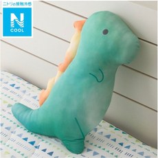여름 냉감바디필로우 쿠션 안고자는 쿨 쿨링 대형배개 롱쿠션 바디필로우 죽부인 애착 긴쿠션, 폭 40×깊이 28×높이 10cm, 쿨맥스 쿠션 아기공룡 GE01 S-C