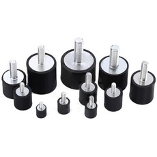외경 8/10/15/20/25/30mm 나사 M3 고무 충격 흡수 남성 패드 댐퍼, 05 30x15mm M8x23 1pc