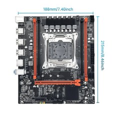 SOYO X99 제온 키트 1 채널 E5 듀얼 2133MHZ 8GB M 마더보드 세트 DDR4 RAM 인텔 2680 및 V4 LGA2011-3 8GB