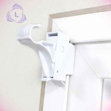 리버썸 무타공 커튼브라켓 2개 25mm 무타공커튼걸이 블라인드무타공브라켓, 화이트