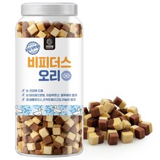 자연애보틀 유산균 장&눈 강아지 고양이 영양간식, 오리_유산균샌드, 500g, 1개