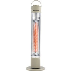 SANSUI 碳素電暖器 遠紅外線加熱 傾倒自動斷電 附收納袋, 沙色, SH-CF400WB SH-CF400BB