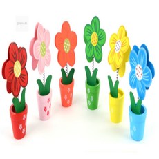 진현기획 앙증맞은 플라워 메모홀더 스탠드메모홀더