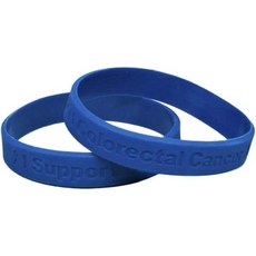 지원 대장암 인식 팔찌 의료용 실리콘 라텍스 인식 지지