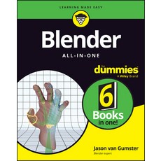 (영문도서) Blender All-In-One for Dummies Paperback, English, 9781394204045
