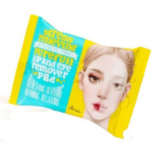 아리얼 스트레스 릴리빙 퓨어풀 립앤아이 리무버 패드 30매, 55g, 3개