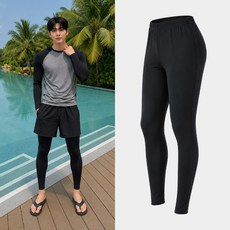 혜문전방 DHO3381R 남자래쉬가드요가복레깅스, 블랙_2XL