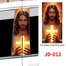 자동차 스티커 자동 기둥 방수 선 스크린 추수 감사절 장식 커버 흠집 도어 비닐 데칼, 11. 012