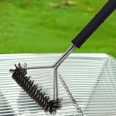 바베큐 2in1 틈새 브러쉬 BBQ브러쉬 화로대 그릴 바베큐 캠핑 청소 무쇠 석쇠 세척솔 R449, 1개, 1개, 단품