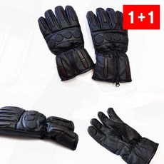 바이크 장갑 쿠션 겨울 두꺼운 방수 손목 라이딩 보온 방풍, GSAM 쿠션바이크방한장갑(블랙)