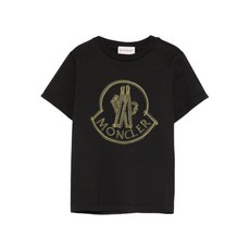 몽클레르 앙팡 로고 프린트 티셔츠