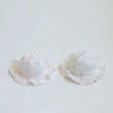 3개월 아기썬햇 돌 여아 체리 봄 여름 프릴 모자