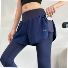 쫄바지레깅스 여성용 러닝 쫄반바지 필라테스 요가복 힙커버 레깅스