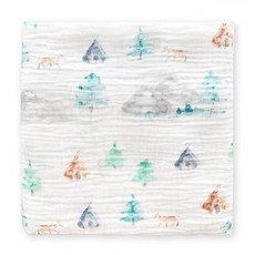 SwaddleDesigns 면 모슬린 포대기 담요 남아 및 여아용 속싸개 담요 최고의 샤워 선물 116.8 x 116.8cm(46 x 46인치) 어린 양 스털링