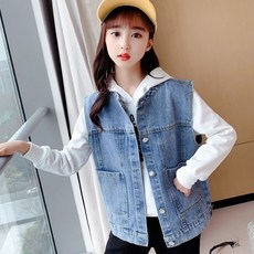 Crystalhouse 休閒正裝牛仔背心