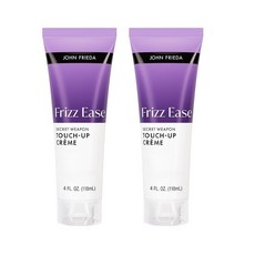 John Frieda Frizz Ease Secret Weapon 터치업 크림 곱슬머리 방지 헤어 스무딩 크림 118.3ml(4온스) 2개 팩