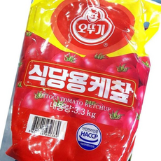 오뚜기 대용량 업소용 식당용 케찹 토마토 케첩, 1개, 3.3kg