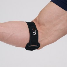 모션온리 코어S 팔꿈치 보호대 엘보우 스트랩 밴드, 블랙, 1개 블랙, 1개
