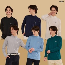 르까프 남성 하프넥 기능성 긴팔티셔츠 6종 택1 390301