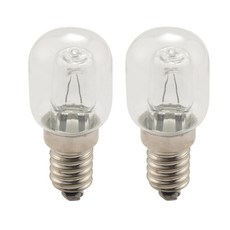 2개 E14 고온 전구 500도 25W 할로겐 버블 오븐 전구 250V 석영 전구, 표시된 대로