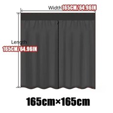 차량 트렁크 테일게이트 모기장 도어 차양막 곤충망 휴대용 야외 여행 캠핑, 3. 165X165cm