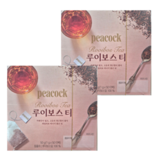 피코크 루이보스티, 50티백, 2개