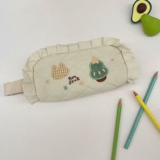 민들레상점 러블리 대용량 필통 파우치, 1개, 트리