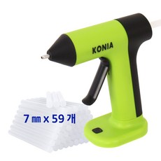코니아 글루건 무선글루건 충전글루건, 1개, 글루스틱 500g 포함
