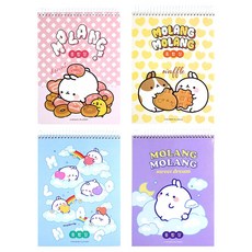 몰랑 줄없는 두꺼운 종합장 3탄 4개, 랜덤 발송, 8개