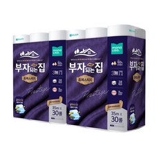부자되는집 프레스티지 3겹 35m 30롤, 2팩