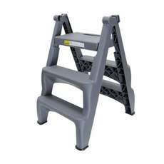 자동차 3단 세차 발판 접이식 2단 플라스틱 사다리, 두꺼운 3단 사다리