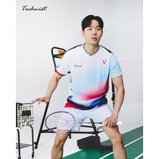 테크니스트 TNT5597 남성 여성 반팔티셔츠 게임복 경기복 배드민턴 탁구 스쿼시 스포츠웨어