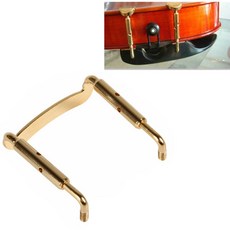 바이올린 악세사리 Astonvilla 전문 내구성 황금 금속 턱 나머지 나사 4/4 악기 부품 액세서리