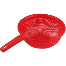 루일로굿 플라스틱 숟가락 모양 채소 쌀 세척 필터 소쿠리 여과기 빨간색 ID: 188 cc0 46d 431 6f4