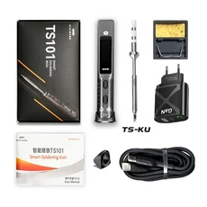 기존 TS101 납땜 인두 조정 가능한 온도 디지털 솔더 스테이션 90W PD 충전기 미니 USB, 03 UK Plug, 05 TS-KU