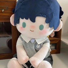 40cm 졸업식 세트 솜인형 앉은 솜인형옷 인형옷 넥타이 셔츠 솜깅이 스쿨룩 자세, 40cm 아기 옷 (인형 미포함), 그레이 래빗 아카데미 4점 세트