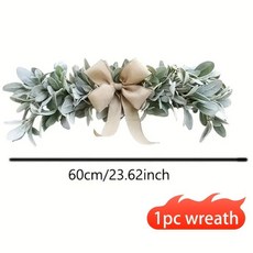 인공 녹색 식물이 유칼립투스 장식 결혼식 추수감사절 발렌타인 데이에 적합, 1개, 1. 1 beautiful flower w