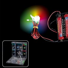 건담 피규어 장식장 장비랙 LED 램프 장식 베이스, 1개, VT-1055 다색