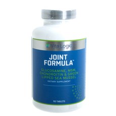 Vita Logic 葡萄糖胺軟骨素MSM綠唇貽貝補充錠, 1個, 90 件
