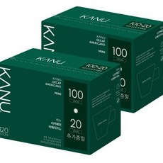 카누 미니 디카페인 아메리카노 0.9g, 0.9mg, 120개입, 2개