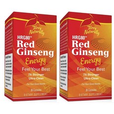 Terry Naturally 紅蔘精華膠囊, 2個, 30 件
