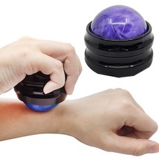 스포홀릭 핸디 셀프 롤링 마사지볼 지압 볼, 블루, 1개