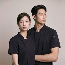퍼블릭스테이션 올 메쉬 반팔 조리복