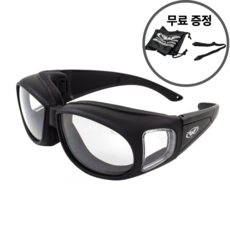 글로벌 비전 아웃피터 오토바이 방풍 안경 고글, 바이크 클리어, 1개 바이크 클리어, 1개
