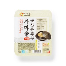 아워홈 가마솥 국산콩 두부(찌개용), 300g, 2개