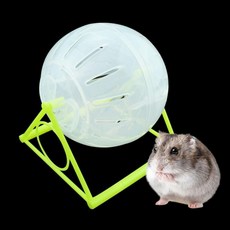 햄스터 놀이터 운동 기구 헬스 쳇바퀴 볼 10cm 12 햄스터볼 헬스볼 미니 운동볼, 1개, 1.거치형햄스터볼10cm